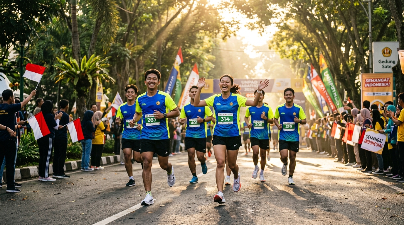 Lintasan Teduh Rute Kampus UGM Yogyakarta